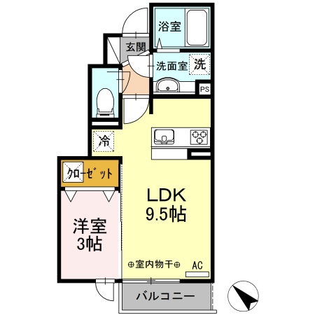 クレール多摩 間取り
