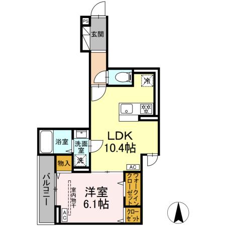 D Paina 中野島Ⅱ 間取り