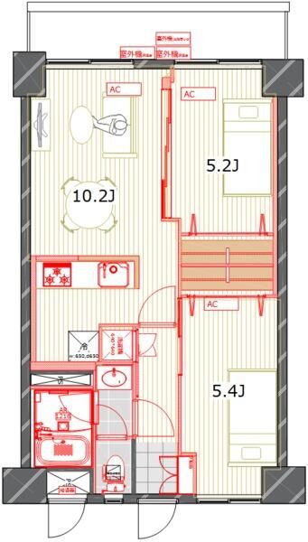 ＰＡＲＫ　ＭＯＤＥＲＮ　つつじヶ丘 間取り