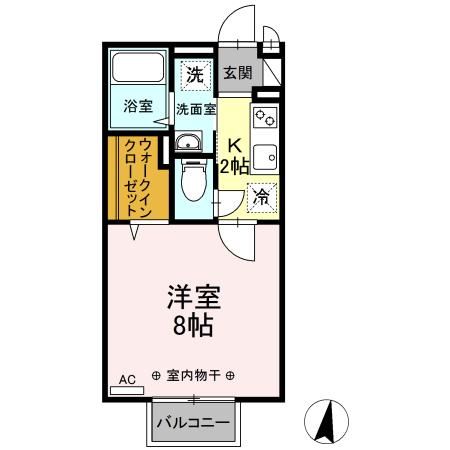 メルヴェーユ橋本 間取り