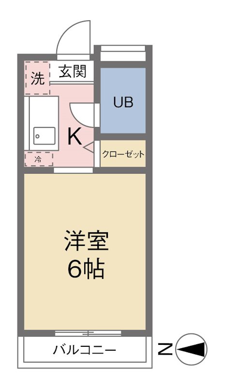 グランドハイツ斉藤Ａ棟 間取り
