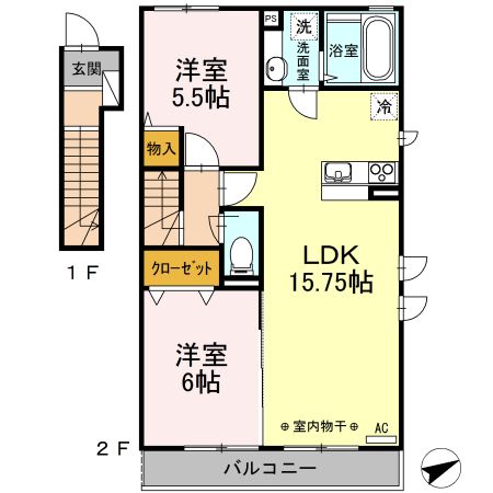 グランメール　Ⅱ番館 間取り