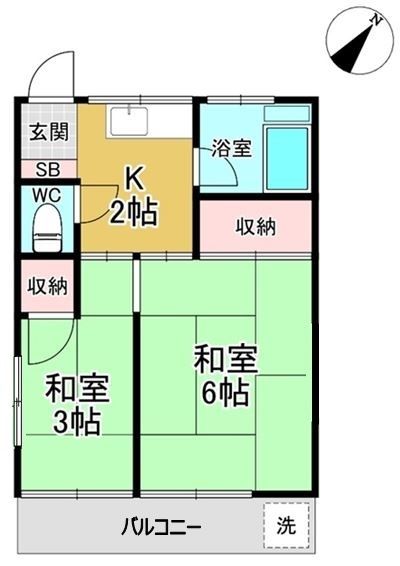 第二桜荘 間取り