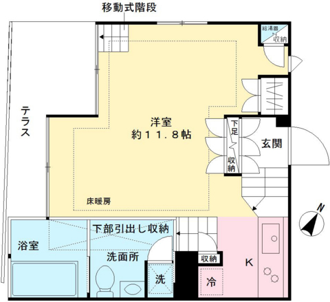 Hi-ROOMS哲学堂 間取り
