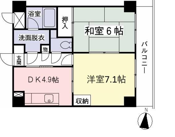 めじろ台駅前パレス 間取り