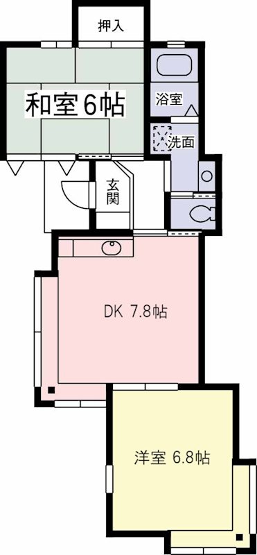 金子宅1階部分 間取り