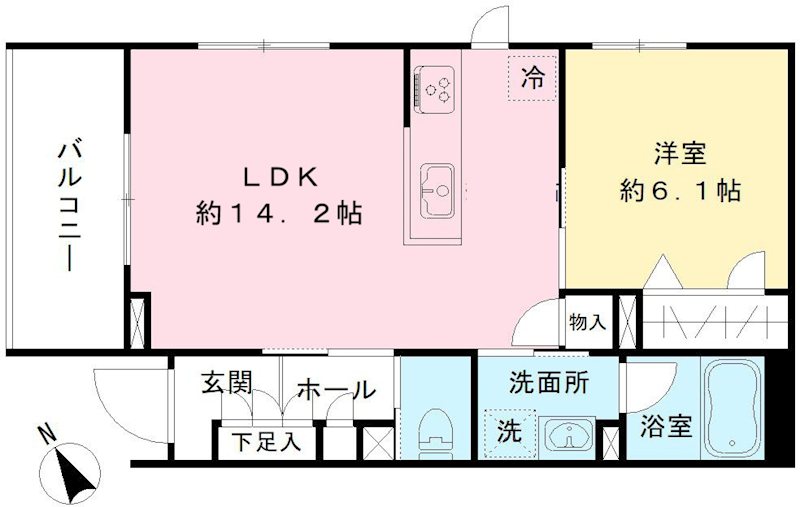 キャステロ蘆花公園 間取り