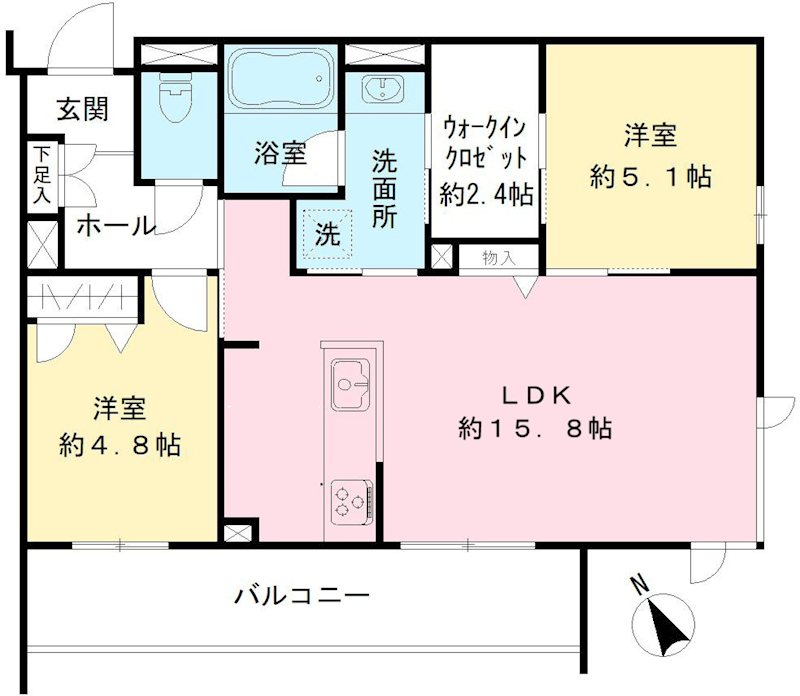 キャステロ蘆花公園 間取り