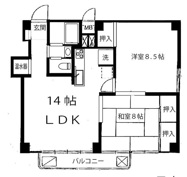 ヴェラハイツ赤坂新坂町 間取り