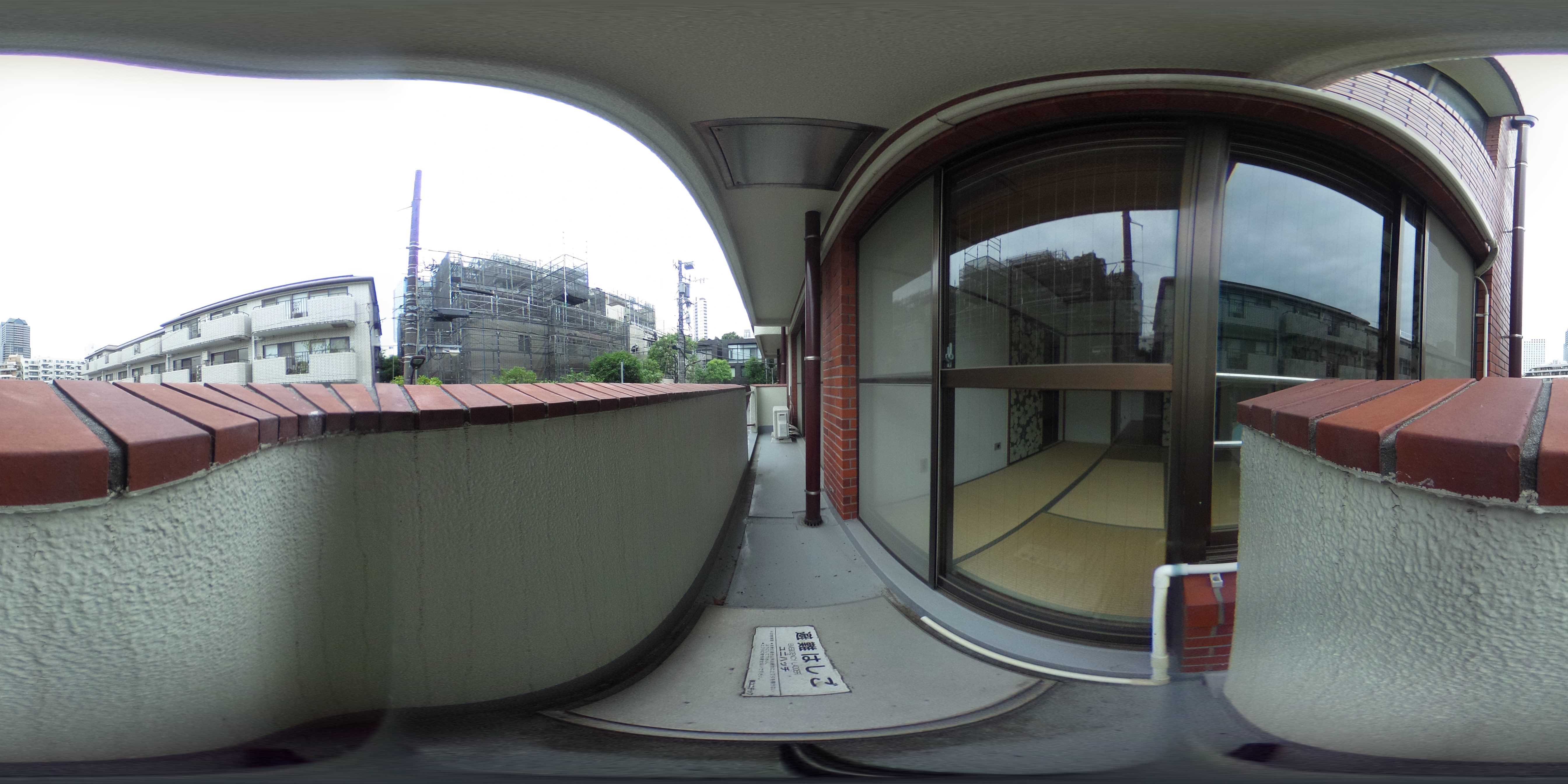 ヴェラハイツ赤坂新坂町 ベランダ