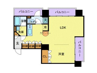 東京都中央区月島１丁目 間取り