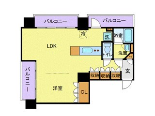 東京都中央区月島１丁目 間取り
