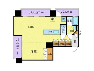 東京都中央区月島１丁目 間取り