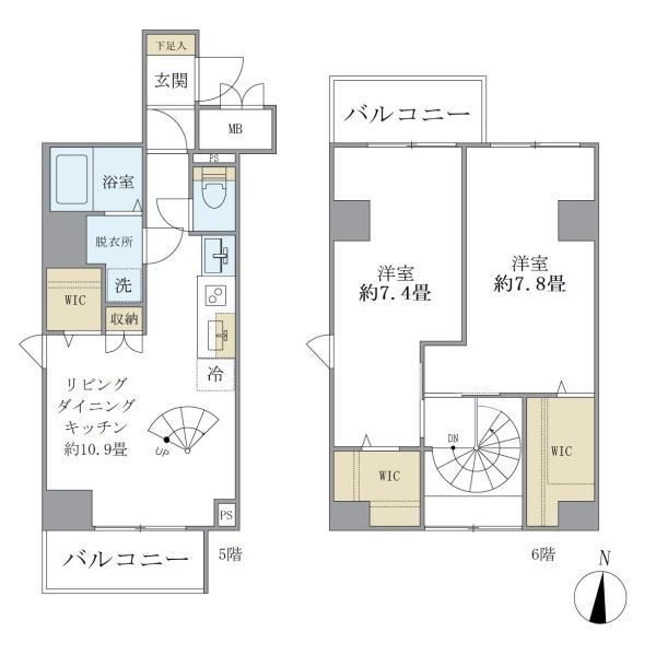 シティフォレスト森下 間取り