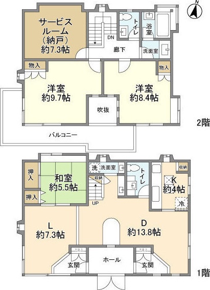 神奈川県横浜市青葉区荏田西５丁目 間取り