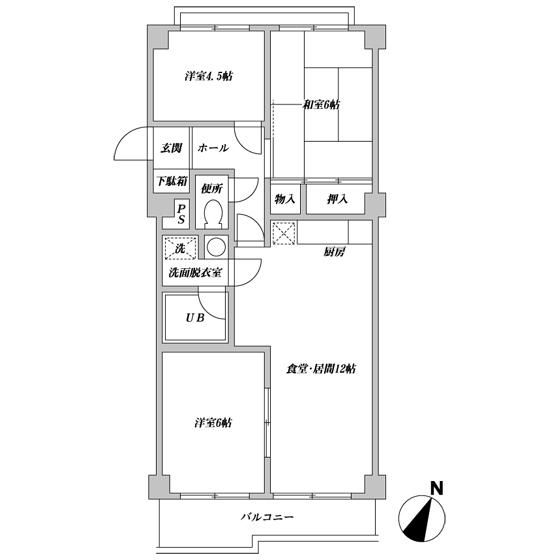 WOODEN BELL 間取り