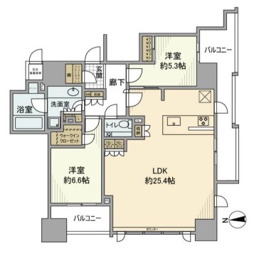 クラッシィハウス大手町ザ・スイート 間取り