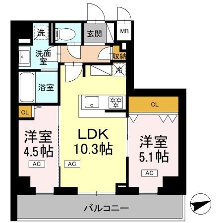 ロイジェント南池袋 間取り
