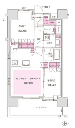 ディームス木場 間取り