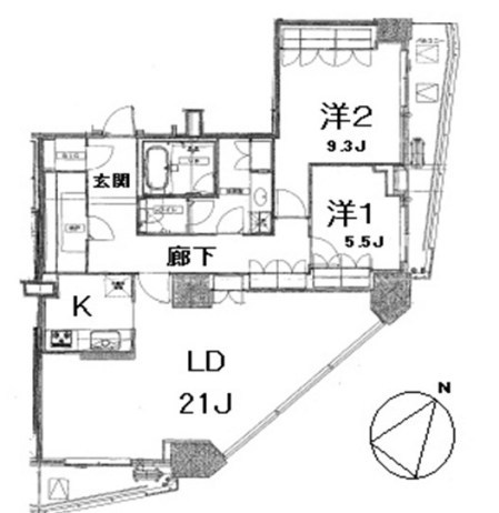 アトラスタワー六本木 間取り