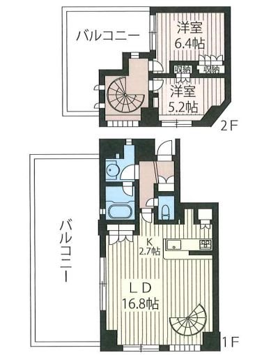 エスティメゾン北新宿 間取り