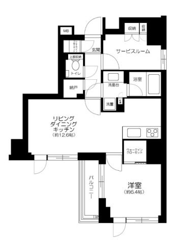 東京都中央区銀座８丁目 間取り