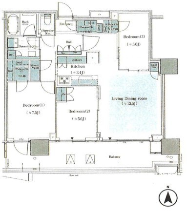 HARUMI FLAG PARK VILLAGE T棟 間取り