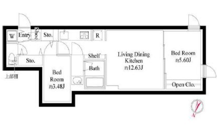 グランパセオ代々木上原 間取り