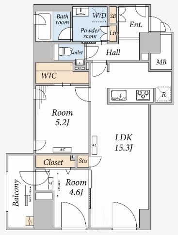 THE　MAYFAIR 間取り