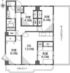 グランメール成城 間取り