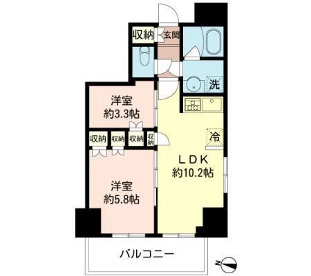 MFPRコート木場公園 間取り