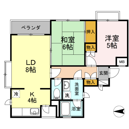 フォレスト　Ⅴ 間取り