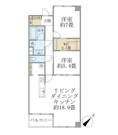 グランマルジュ市ヶ谷 間取り
