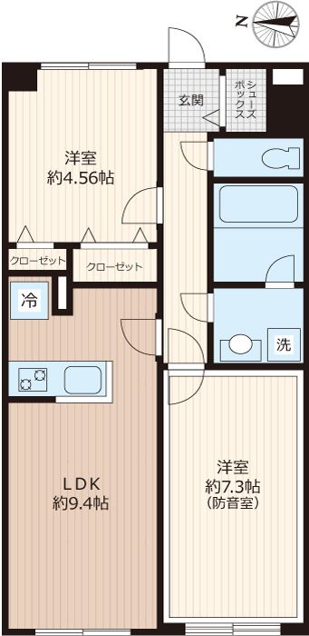 Liberte沼袋 間取り