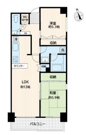 アミ浜田山 間取り