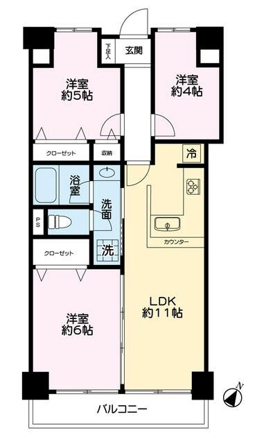 朝日広尾マンション 間取り