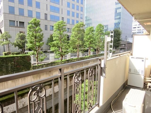 朝日広尾マンション ベランダ