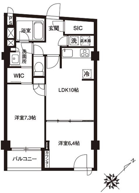 アーバンパーク代官山Ⅰ 間取り