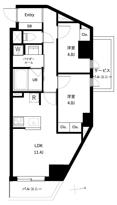 アーバンパーク高井戸 間取り