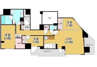 クリオ市谷薬王寺 間取り