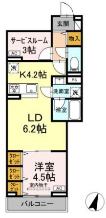 セレスティア中央 Ⅱ 間取り