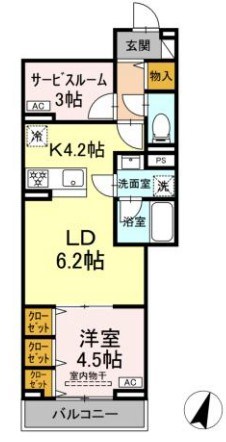 セレスティア中央 Ⅱ 間取り