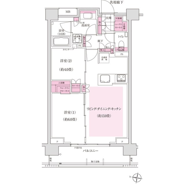 ディームス東陽町 間取り