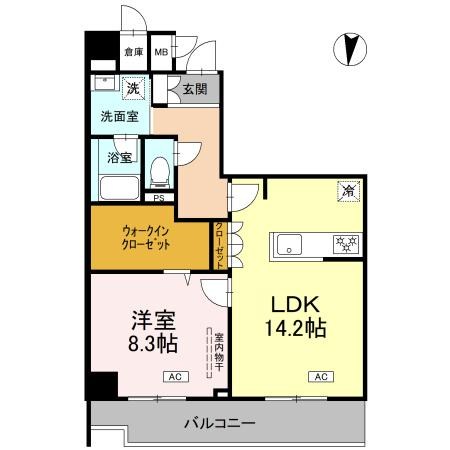 ロイジェント潮見 間取り