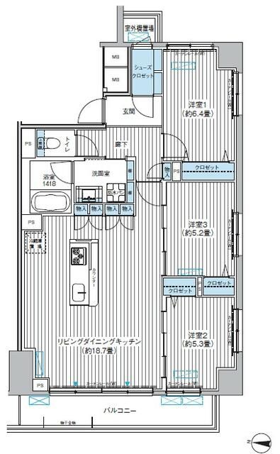 関寅ビル第10 間取り