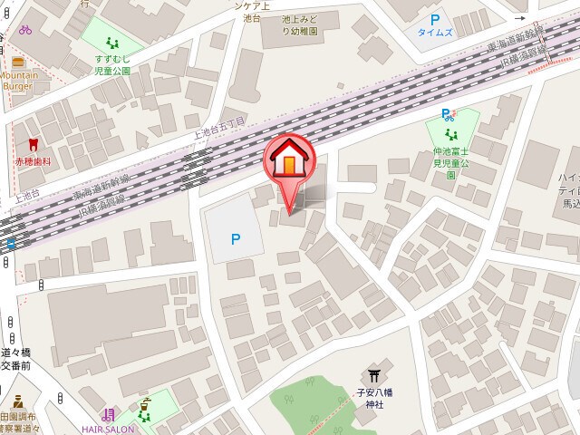 クレヴィアリグゼ西馬込  地図（共通）