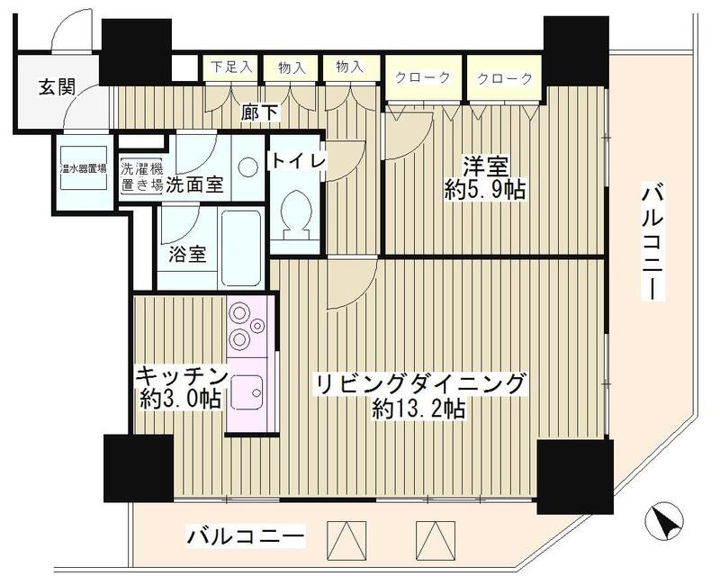 トレステージ目黒 間取り