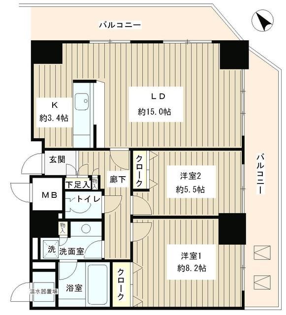 トレステージ目黒 間取り