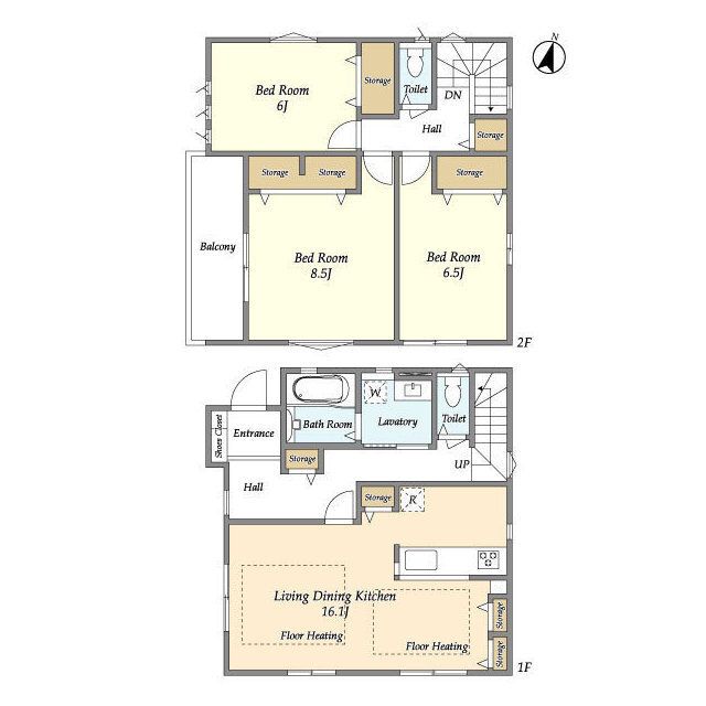 有馬8丁目戸建住宅（B棟） 間取り