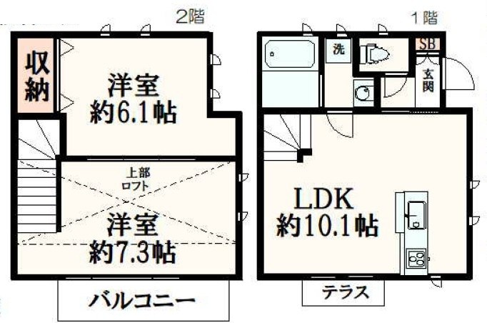 Sunrise 間取り